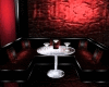 dark red club table