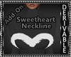 Fur Sweetheart Neckline