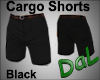 Cargo Shorts Black