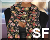 SF. Add-on Flower scarf