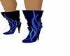 Blue Flame Boots