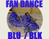 (KK)FAN DANCE BLU N BLK