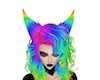 Rainbow Fox Ears