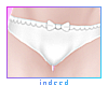 Femboy White Bow Panties