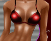 *S* PVC Red Bikini slim