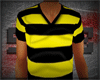 |S VNeck Striped Yellow