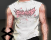 TankTop White +Tattoo