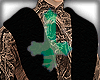 hoddie + body tattoo