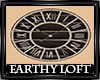 Earthy Loft Wall Clock