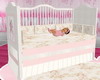 Shabby Chic Crib - Pink