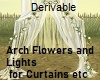 WeddingArchFlower+Lights