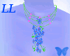 LL: Blue Fairy Necklace