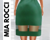 Green Transparency Skirt