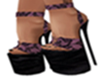 Purple Lace Heels