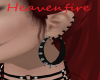 ^HF^Black Earrings/studs