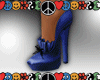*54* lace heels blue