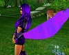 purple neon tail