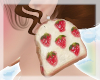 #strawb toast earring☆