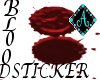 {Ama BloodSpot7 Sticker