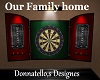 family home dart bord