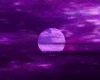 cielo con luna purple...