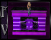 ~F~Purple Neon Fireplace