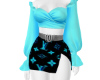 lv blue outfit