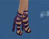 Purple sparkle heels