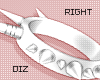 !!D Arm Spike White R