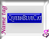 Name Tag QueenBlueCat