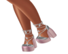 SHOES  SILVER WITH LILAC