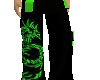 (na)Green dragon pants