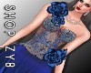 ZY: Blue Christmas Gown
