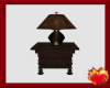 Country Table & Lamp