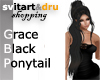 Grace Black Ponytail