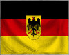 German Flag on a Pole