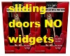 Sliding doors NO widget