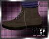 {LIX}Leather Boots/Socks