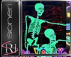 Skeleton neon couple