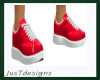JT F Sneakers Red