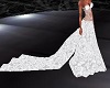 Elegant White Lace Gown