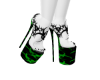Green Toxic Heels