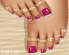 C~Pink SummerHeat Feet