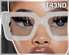 ᵀ Clear Square Glasses