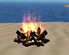 log fire