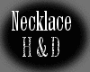 necklace H & D