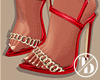 | Luxe | Gold/Red Heels