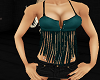 SMEXY TEAL COWGIRL TOP