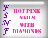 Hot Pink with Diamonds