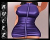Purple Leather Dress RL